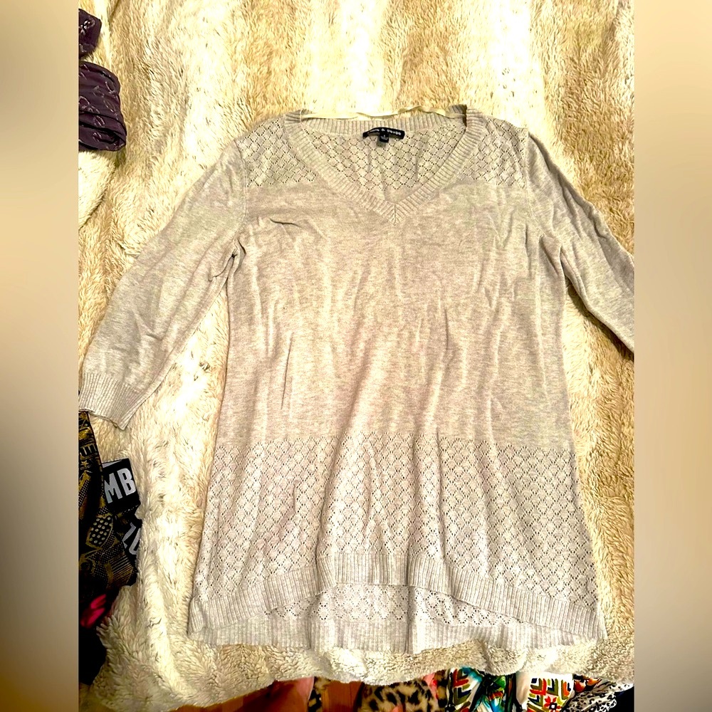Cable and Gauge sweater